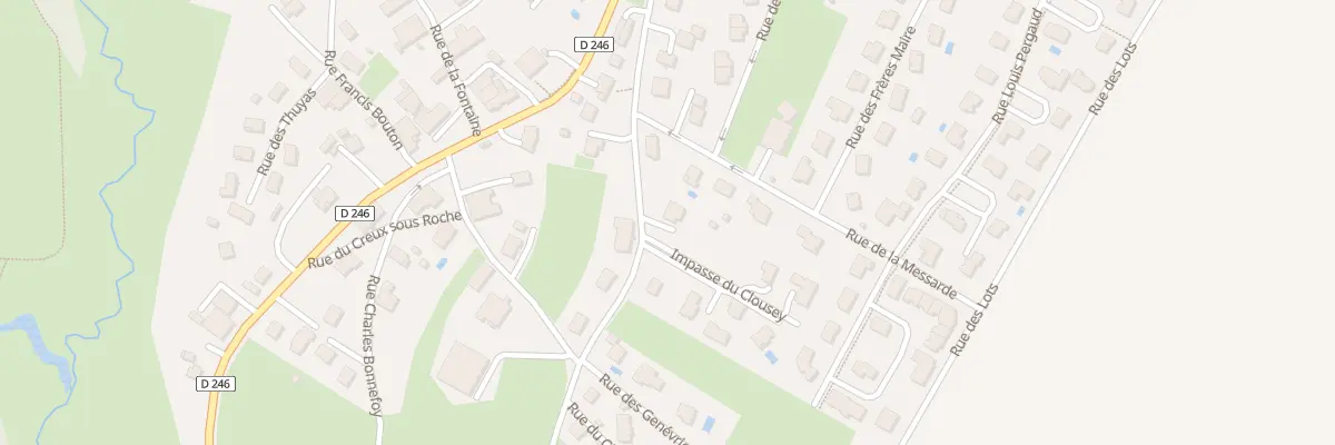 Plan du 9 Rue du Clousey à Saône