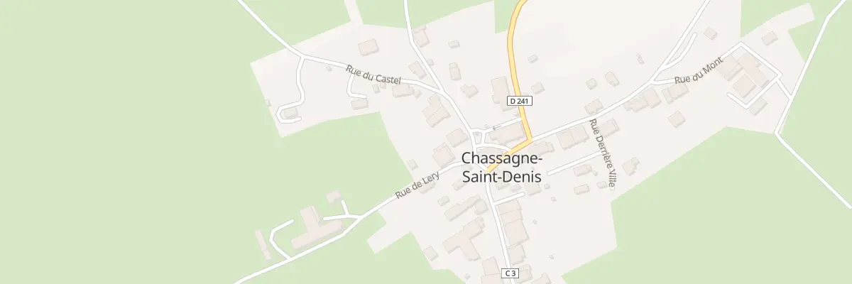 Plan du 13 Gr Grande Rue à Chassagne-Saint-Denis