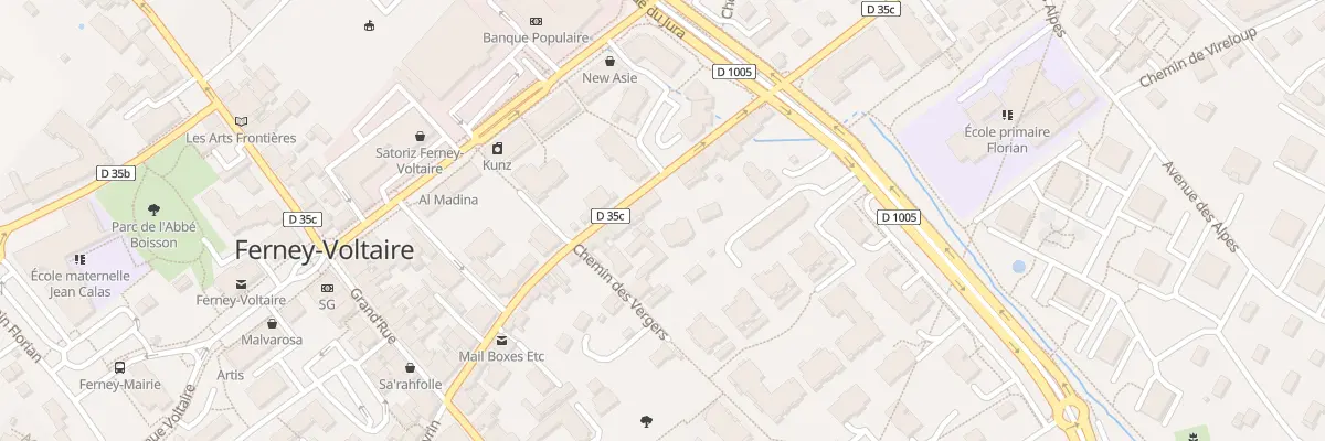 Plan du 32B Rue de Versoix à Ferney-Voltaire