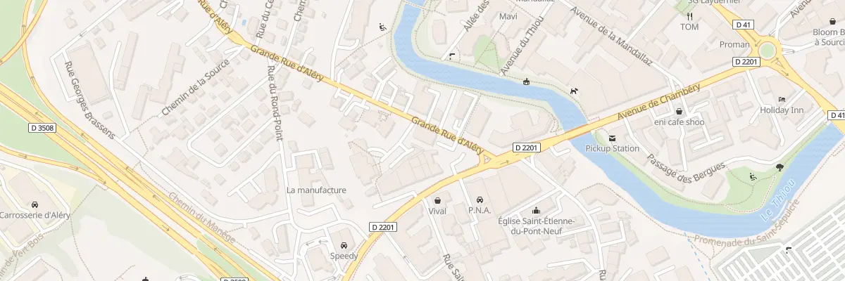 Plan du 3 Grande rue d’Aléry à Annecy