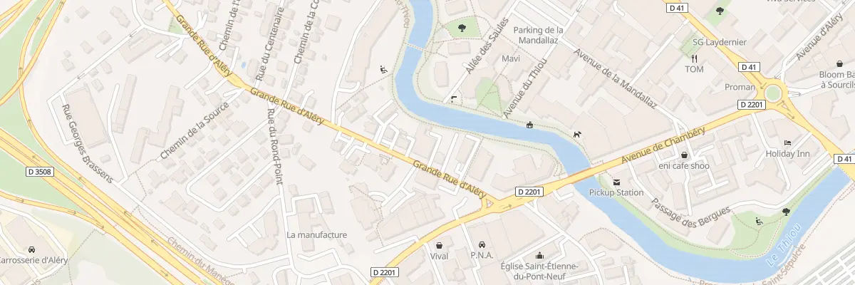 Plan du 8 Grande rue d’Aléry à Annecy