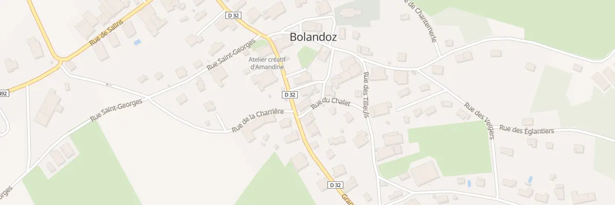 Plan du 13 Gr Grande Rue à Bolandoz