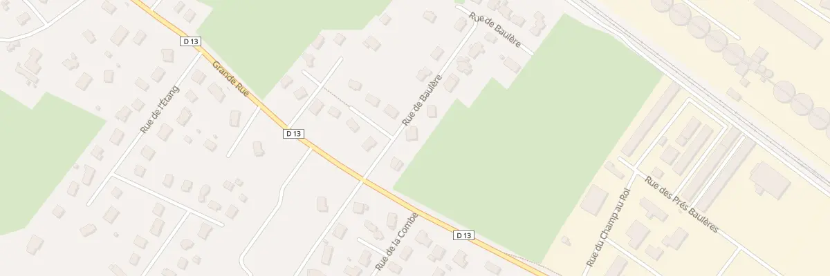 Plan du 4 Rue de Baulère à Vaivre-et-Montoille