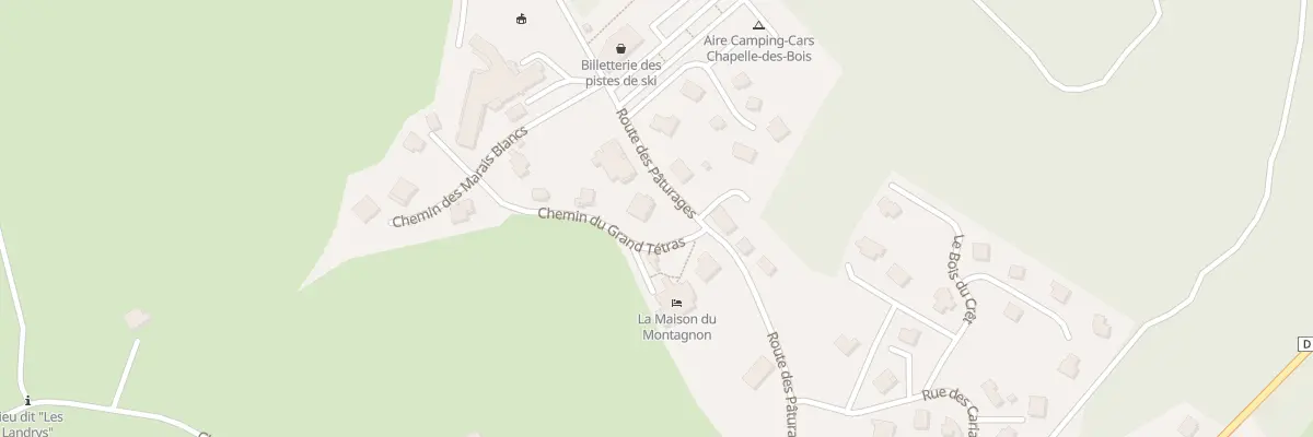 Plan de Au Batis à Chapelle-des-Bois
