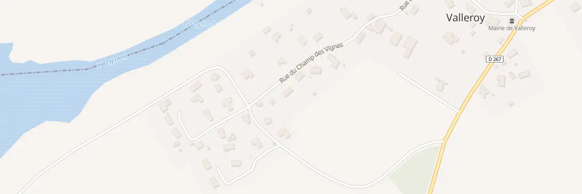 Plan du 7 Rue du Champ des Vignes à Valleroy