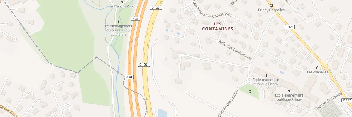 Plan du 366 Che des Contamines à Annecy