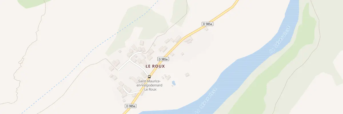 Plan du 226 Rte du Roux à Saint-Maurice-en-Valgodemard