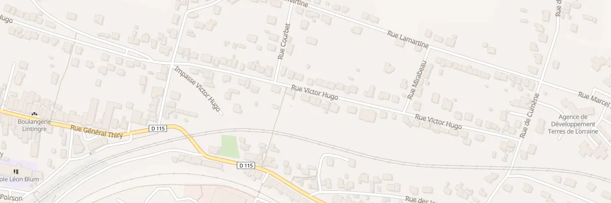 Plan du 78 Rue Victor Hugo à Neuves-Maisons