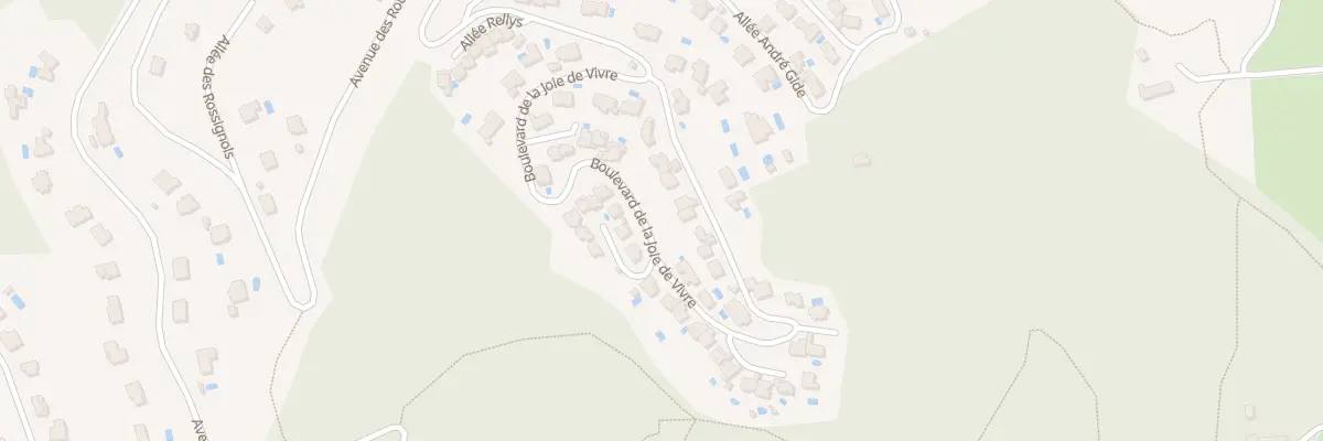 Plan du 699 Bd de la Joie de Vivre à Hyères