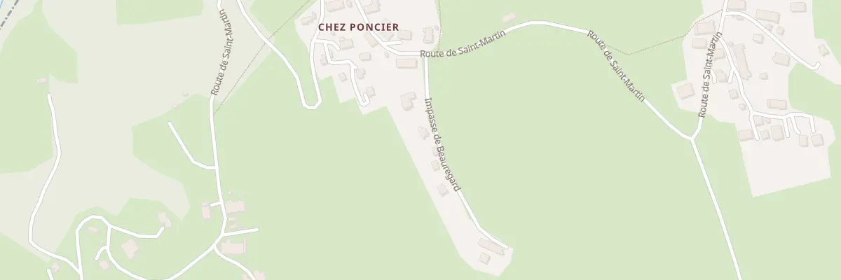 Plan du 5275 Beauregard à Lescheraines