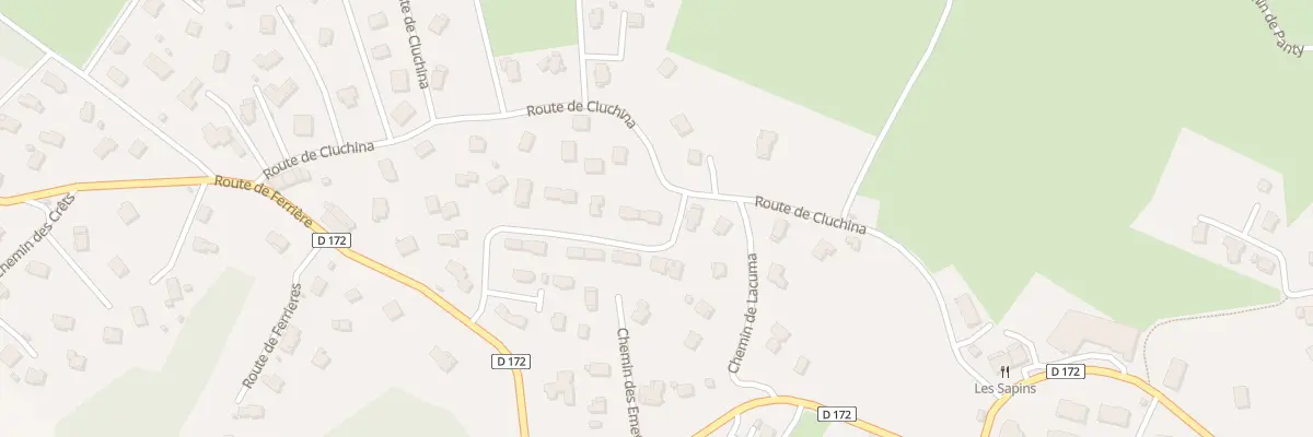 Plan du 311 Rte Cluchina à Cuvat