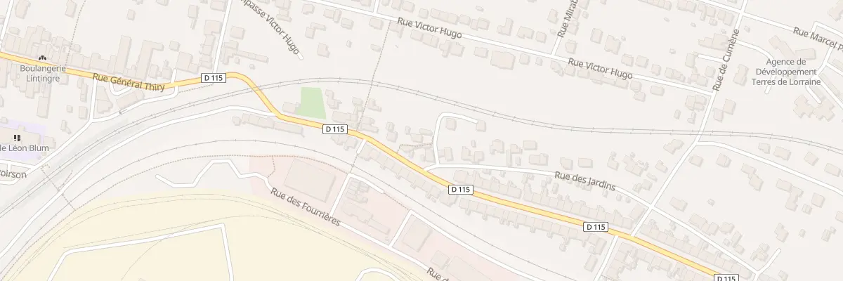 Plan du 1 Sen Monseigneur à Neuves-Maisons