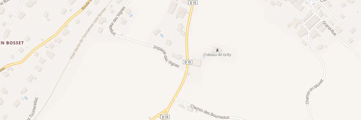 Plan du 30 Imp des Vignes à Grilly