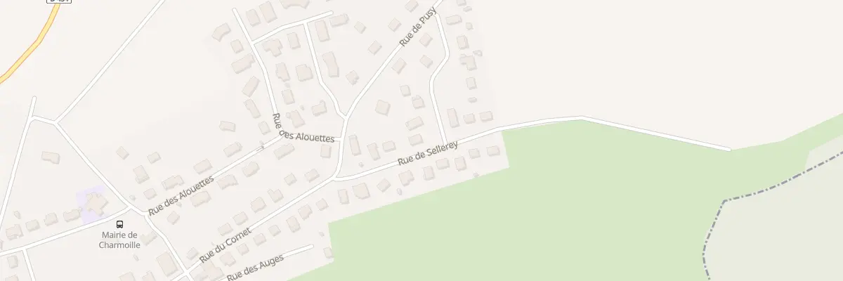 Plan du 7 Rue de Sellerey à Charmoille