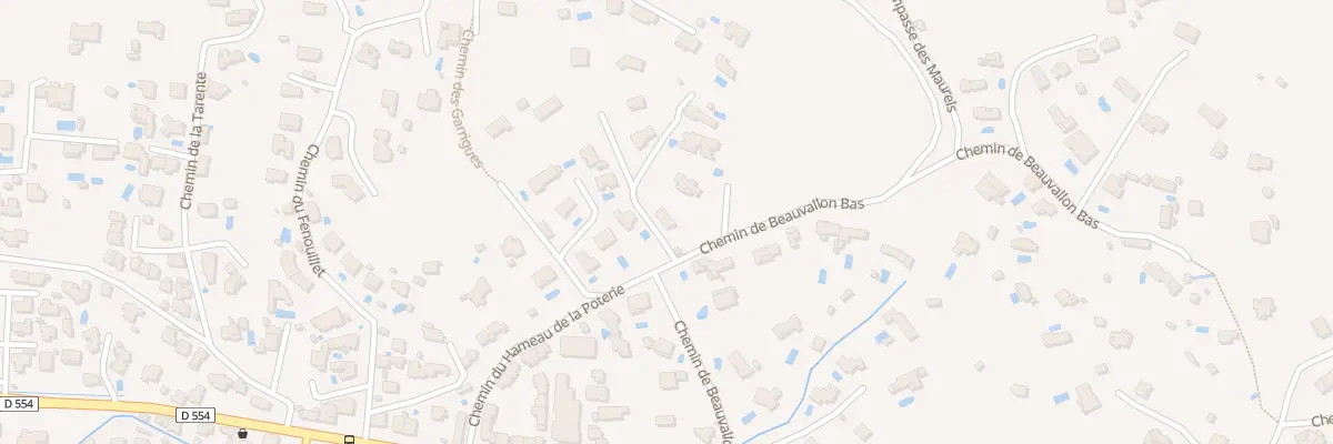 Plan du 359 Che de Beauvallon Bas à Hyères