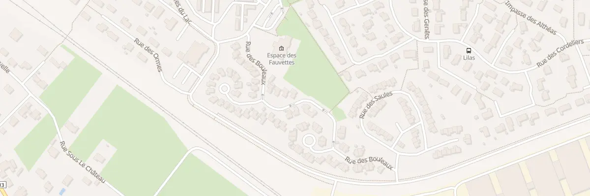 Plan du 14 Rue des Bouleaux à Vaivre-et-Montoille