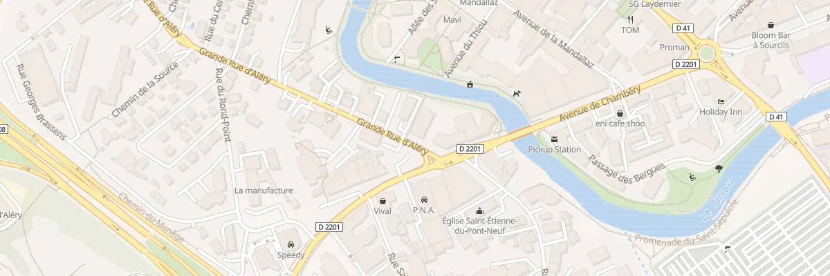 Plan du 2 Grande rue d’Aléry à Annecy