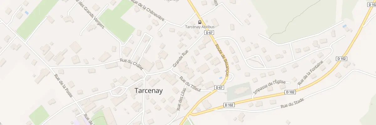 Plan du 5 Gr Grande Rue à Tarcenay-Foucherans
