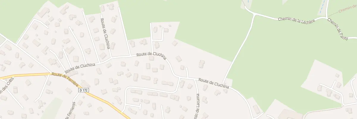 Plan du 338 Rte Cluchina à Cuvat