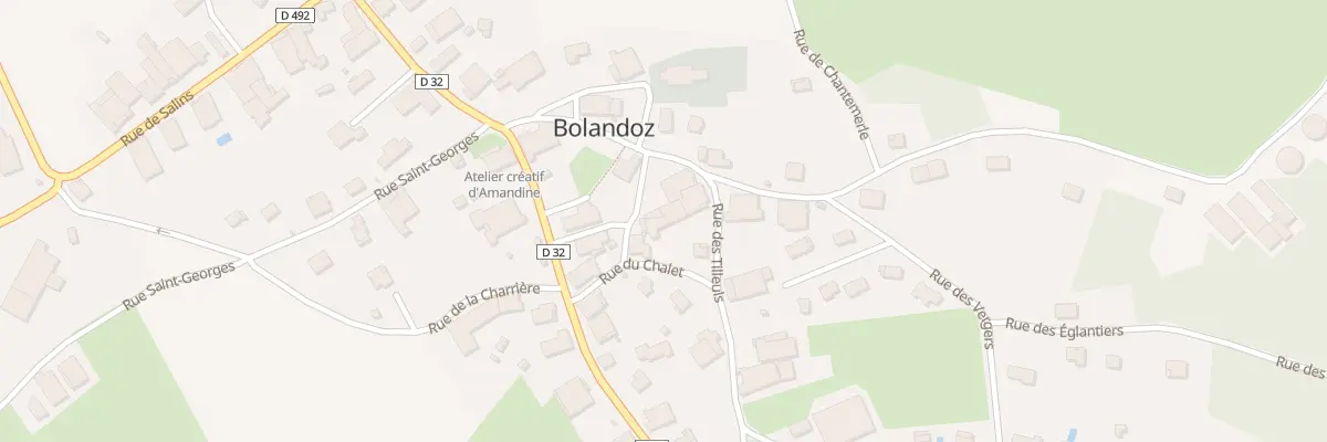Plan du 1 Imp du Chalet à Bolandoz