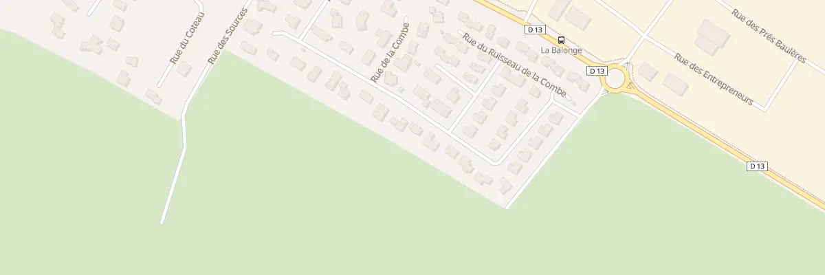 Plan du 21 Rue du Ruisseau de la Combe à Vaivre-et-Montoille