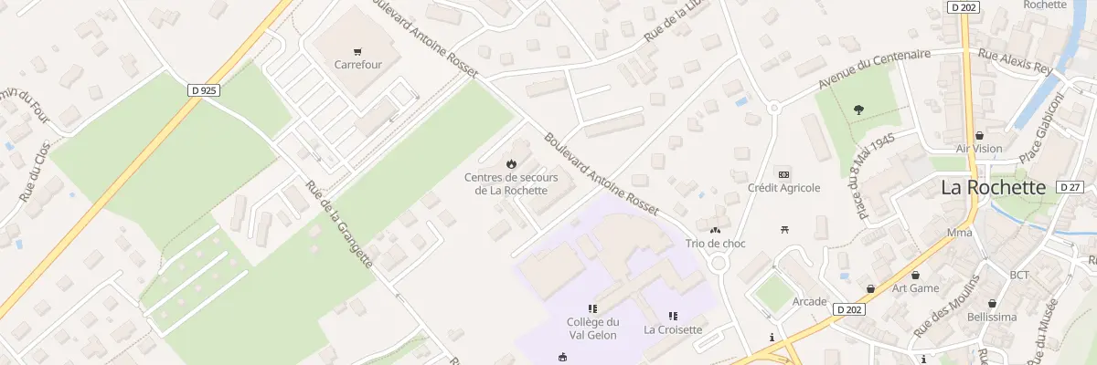 Plan du 5192 Av du Centenaire à Valgelon-La Rochette