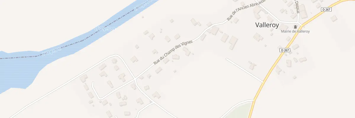 Plan du 3 Rue du Champ des Vignes à Valleroy