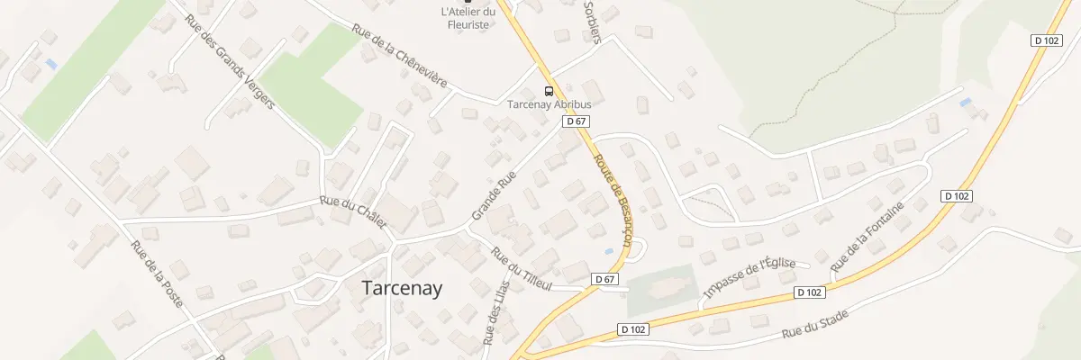 Plan du 3 Gr Grande Rue à Tarcenay-Foucherans