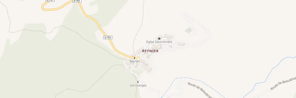 Plan du 3 Rue de l’Eglise Reynier à Bayons