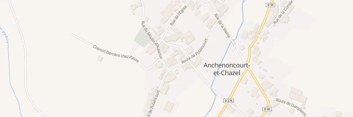 Plan du 6 Rte de Polaincourt à Anchenoncourt-et-Chazel