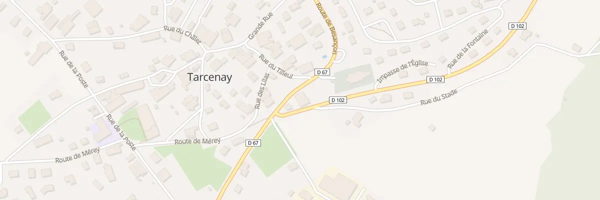 Plan du 16A Rte de Besançon à Tarcenay-Foucherans