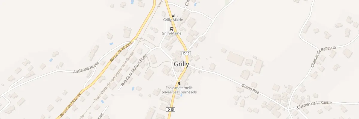 Plan du 22 Rle de l’Église à Grilly