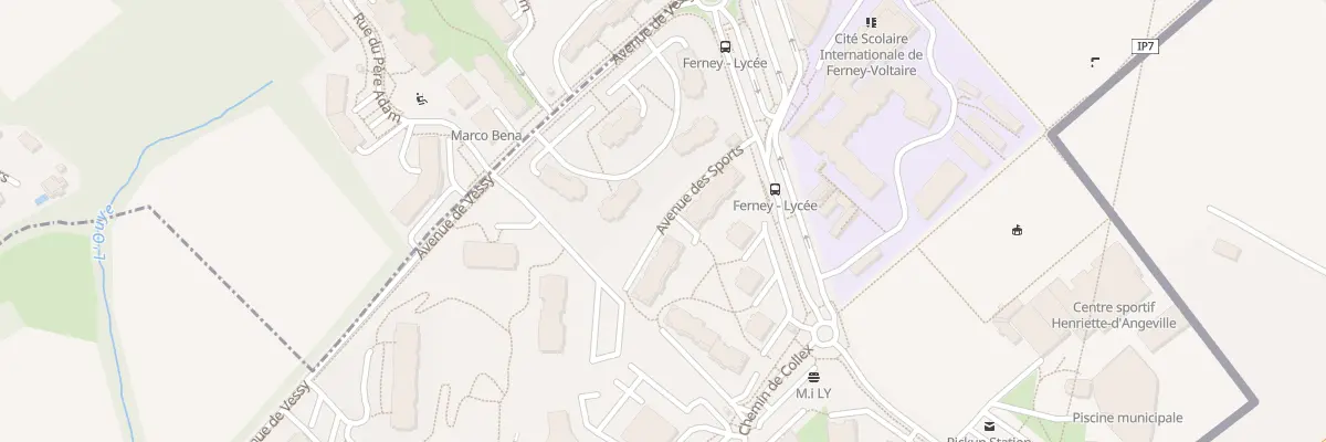 Plan du 30 Av de Vessy à Ferney-Voltaire
