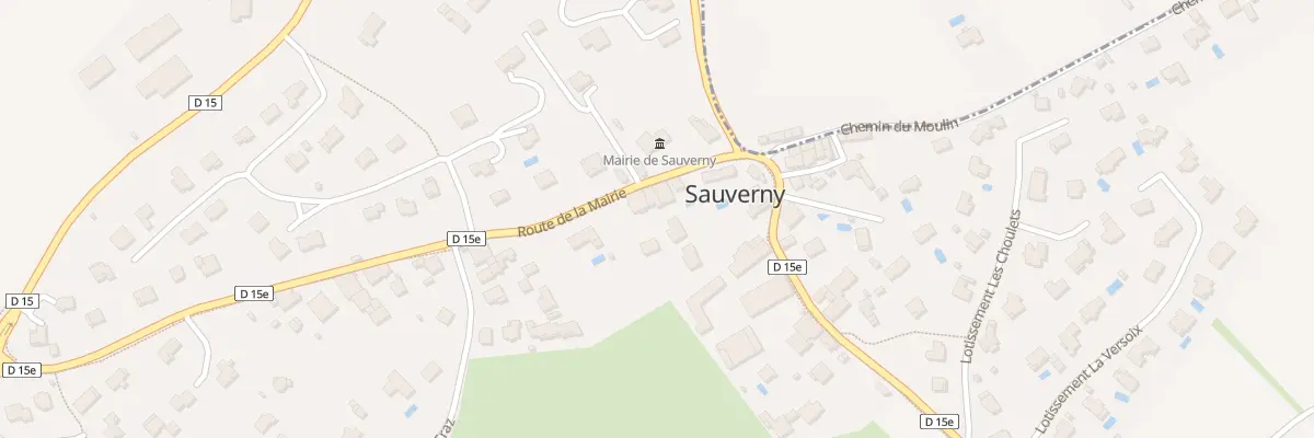 Plan du 496 Rte de la Mairie à Sauverny