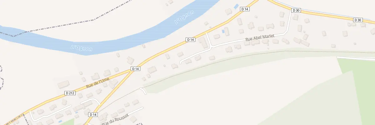 Plan du 3 Imp de la Gare à Moncey