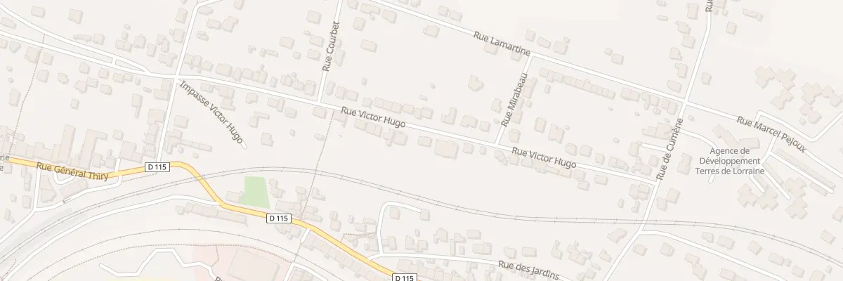Plan du 88 Rue Victor Hugo à Neuves-Maisons