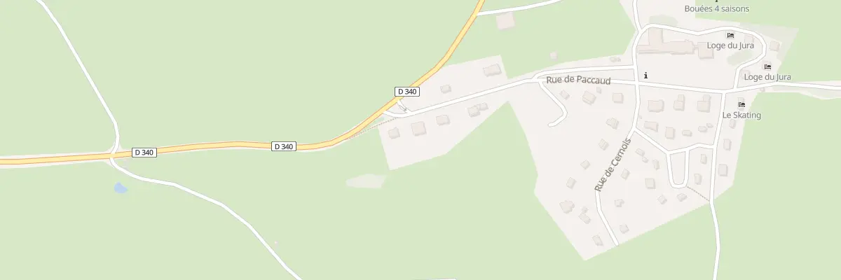 Plan du 38 Rue Paccaud à Cerniébaud