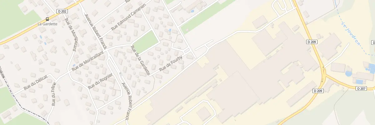 Plan du 1 Rue de fourby à Valgelon-La Rochette