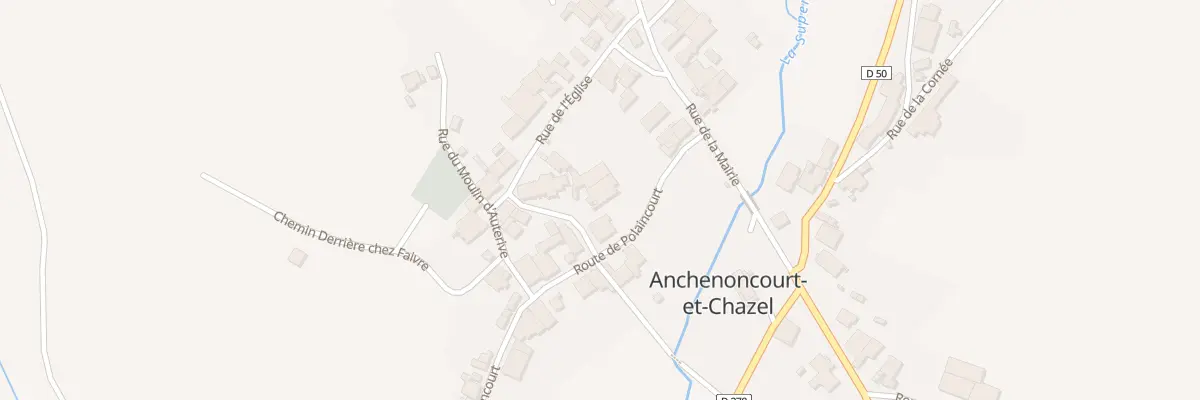 Plan du 6 Rue Saint Brice à Anchenoncourt-et-Chazel