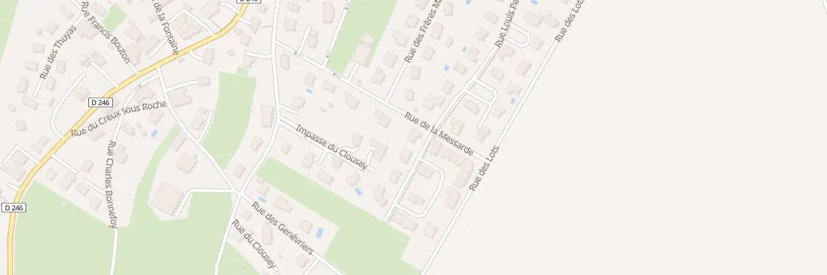 Plan du 36 Rue Louis Pergaud à Saône