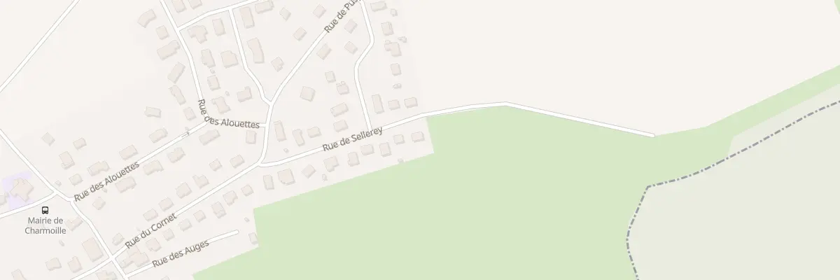 Plan du 16 Rue de Sellerey à Charmoille