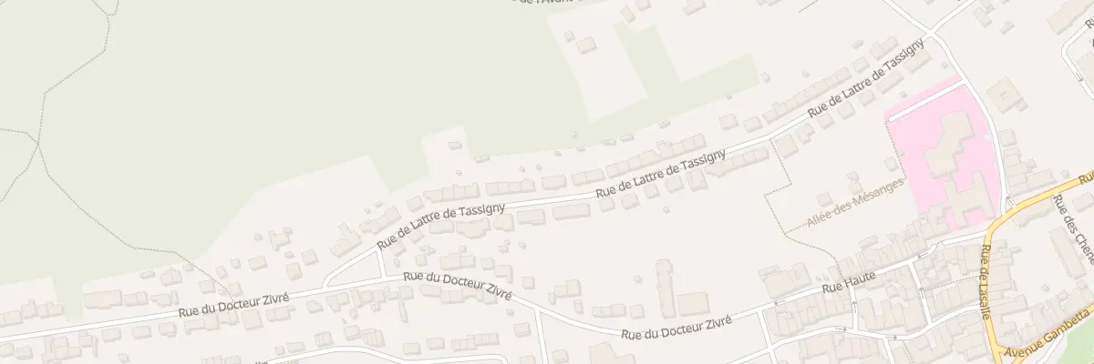 Plan du 48 Rue de Lattre de Tassigny à Pompey