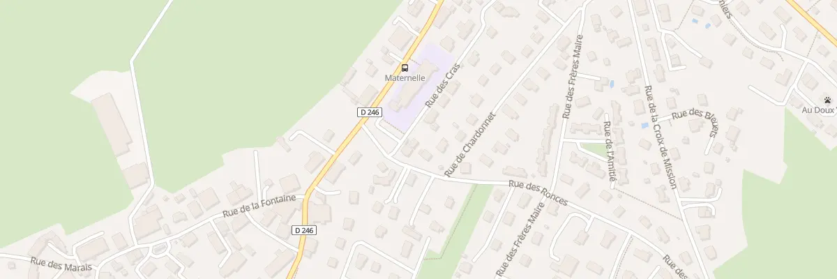 Plan du 1 Rue des Ronces à Saône