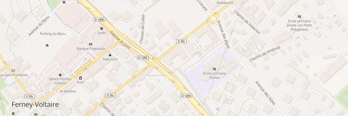 Plan du 50 Rue de Versoix à Ferney-Voltaire