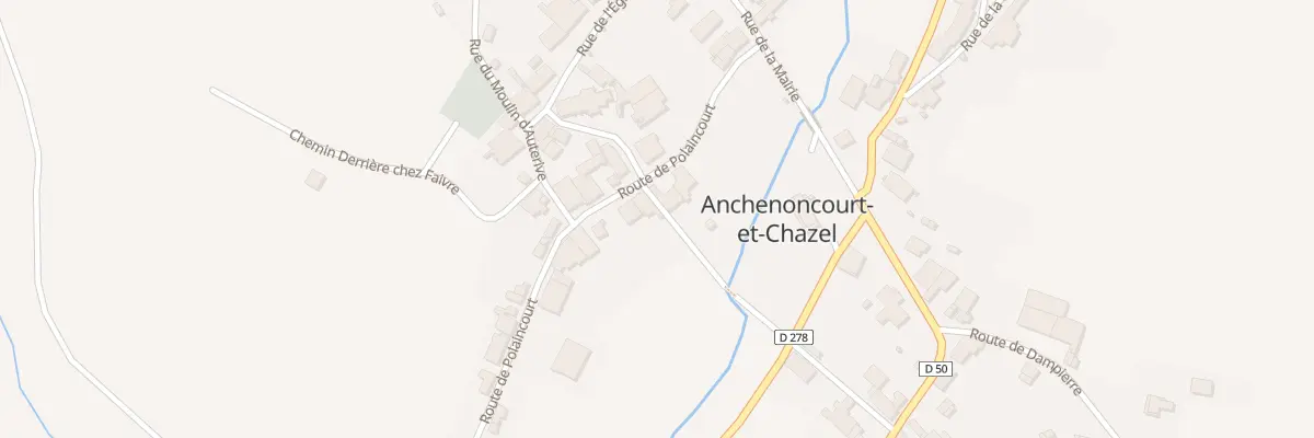 Plan du 9 Rte de Polaincourt à Anchenoncourt-et-Chazel