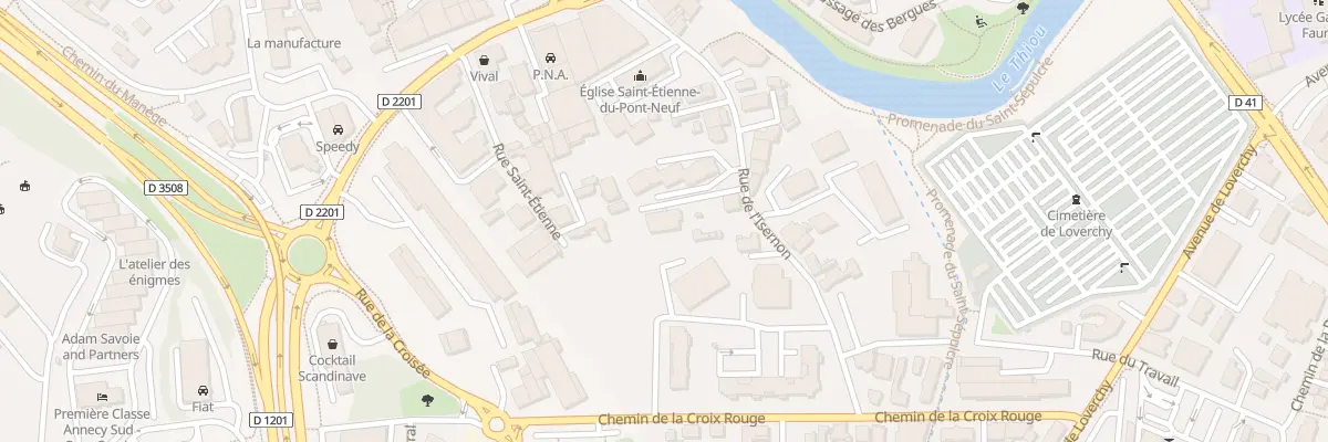 Plan du 14 Rue de l’Isernon - Cran à Annecy