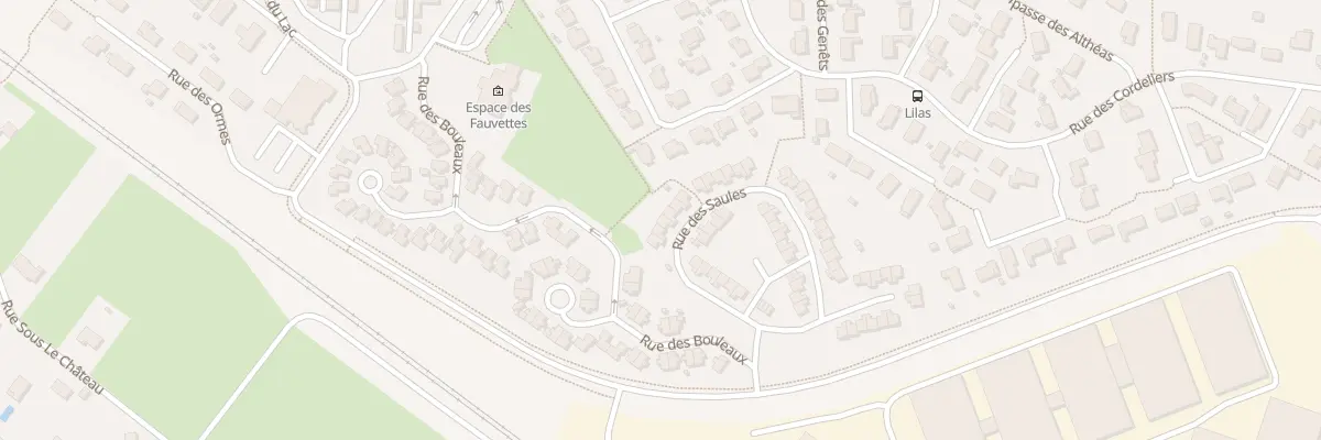 Plan du 54 Rue des Saules à Vaivre-et-Montoille