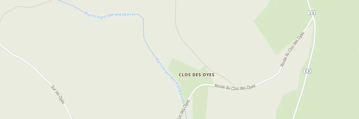 Plan du 5042 Clos des Oyes à Chassagne-Saint-Denis