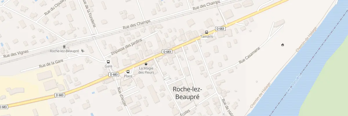 Plan du 2 Che des Etoigeots à Roche-lez-Beaupré