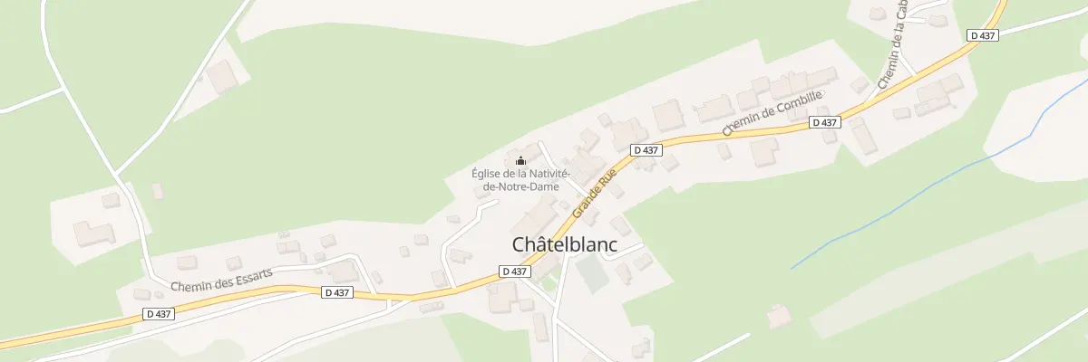 Plan du 20 Grande Rue à Châtelblanc